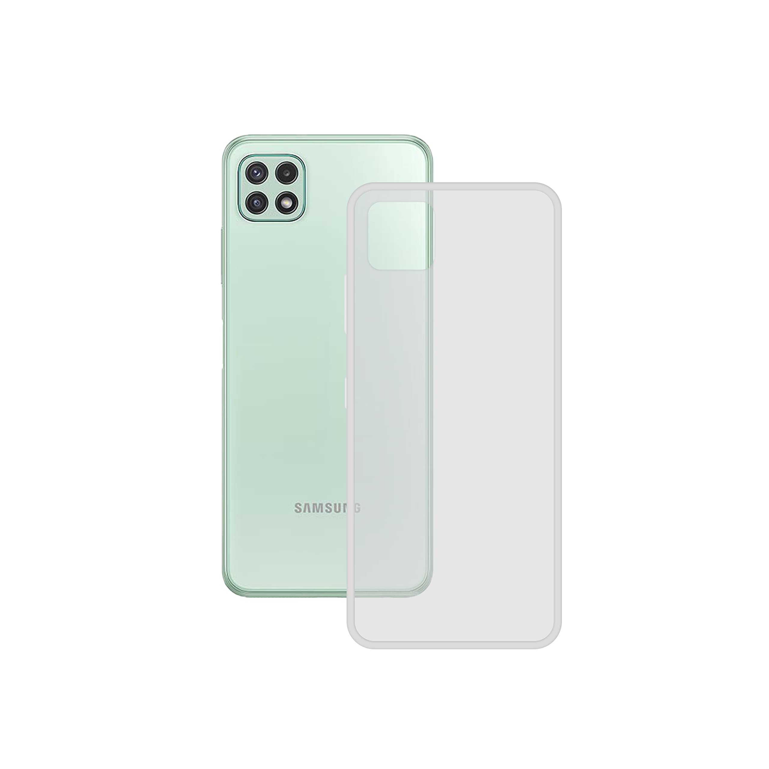 Ksix Ultra Slim TPU Flex Case for Samsung Galaxy A22 5G - Transparent