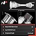 A-Premium CV Axle Shaft Assembly Compatible with Chevy Silverado 1500/2500/3500 HD, Suburban 2500, Avalanche 2500 & GMC Sierra, Yukon XL 2500 & Hummer H2, 1999-2013, 4WD Models, Front Left or Right