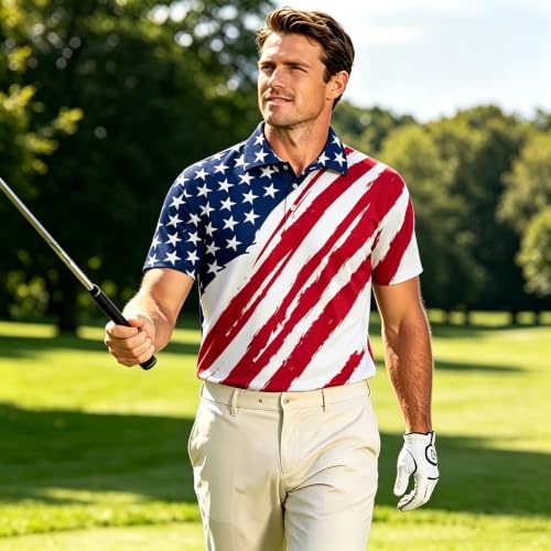 Camiseta polo para hombre de golf, divertida, de manga corta, con tecnología para evacuar humedad y secado rápido miniatura 5