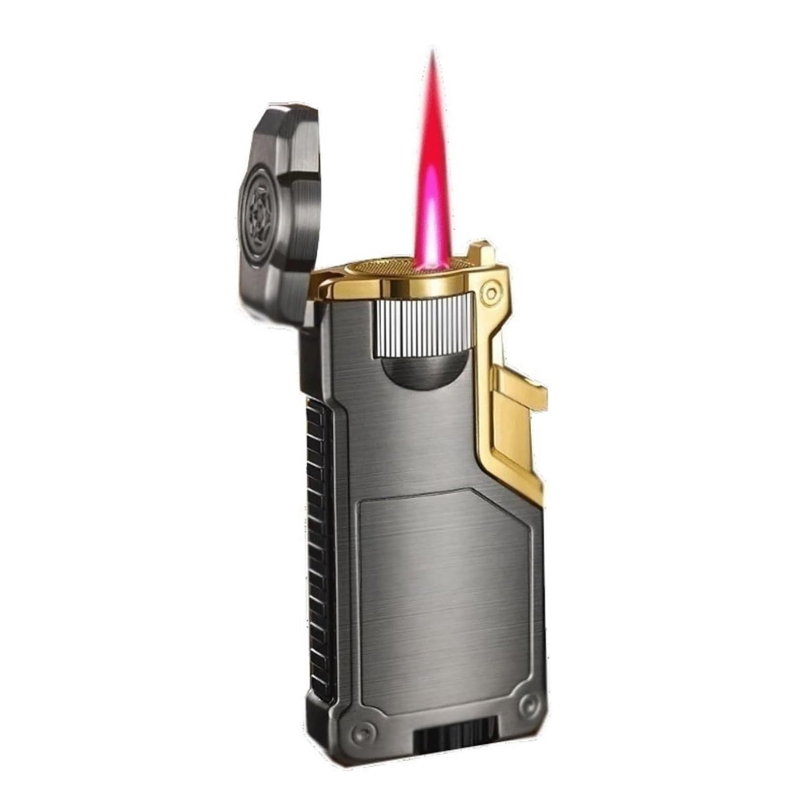 Encendedor de metal de 3 llamas ajustable, un gran regalo para hombres