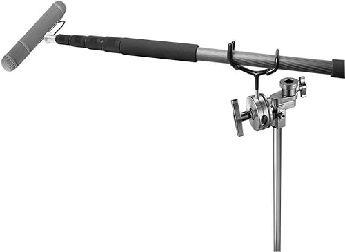 Miniatura 7 de Soporte de micrófono Soporte para micrófono Soporte Boompole Soporte de micrófono Soporte de micrófono Audio Easy Boom Pole Equipo audiovisual
