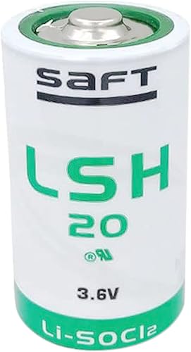 BAOBUTE LSH20 3.6 voltios D 13000 mAh batería de litio compatible con sistemas de alarma SAFT LSH20, sistemas GPS, batería de litio ER34615M