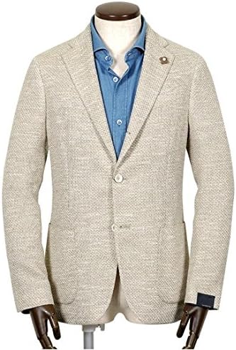 ラルディーニ Lardini 四者混素材サマーツイード3bジャケット Ji903q Easy ベージュ基調 メンズ 50 コート ジャケット 通販 Amazon