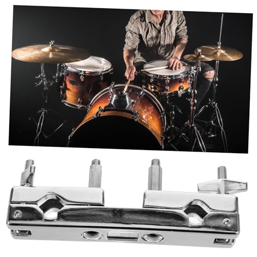 Abrazadera para batería y percusión: soporte para platillos y cowbell, ajuste de ángulo y tensión, fabricada en aleación de zinc miniatura 4