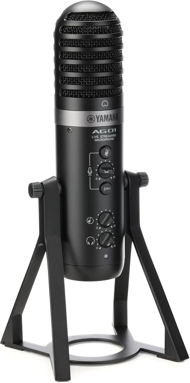 YAMAHA AG01 マイク Amazon.com: Yamaha AG01 Black USB microphone with integrated high