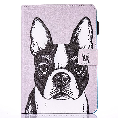 Ipad 9.7 Inch 2018/2017 Case, Ipad Air Case, Ipad Air2 Case, Dteck Pu Leather Folio Smart Cover With Auto Wake/Sleep Feature Stand Case For Ipad 9.7 Inch 2017 2018/Ipad Air 2/Ipad Air,Bulldog #TOP2