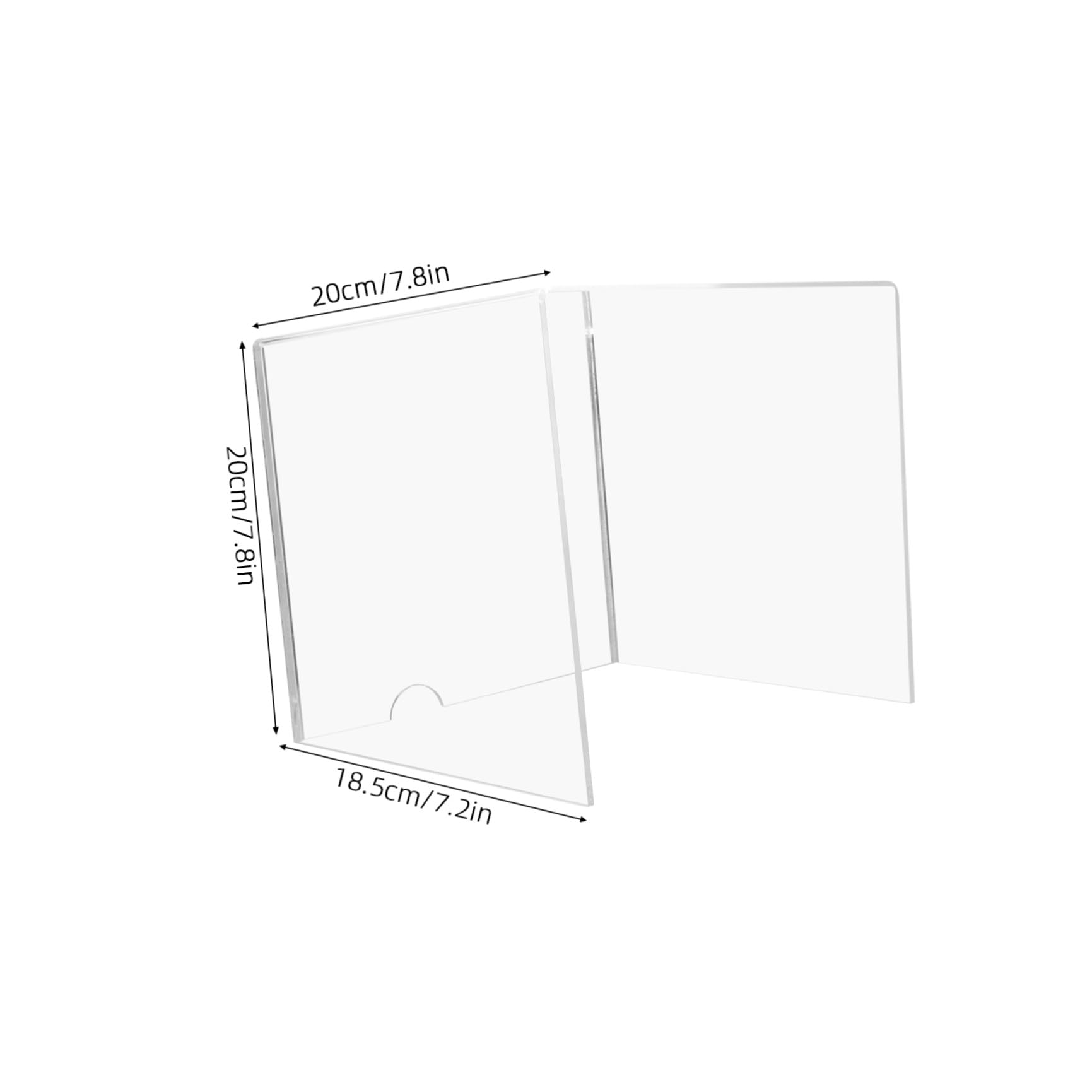 SHINEOFI Escudo Protector Transparente de Acrílico para Báscula Digital Cocina, Desmontable y Resistente a Rayaduras, Adecuado para Uso en Laboratorio