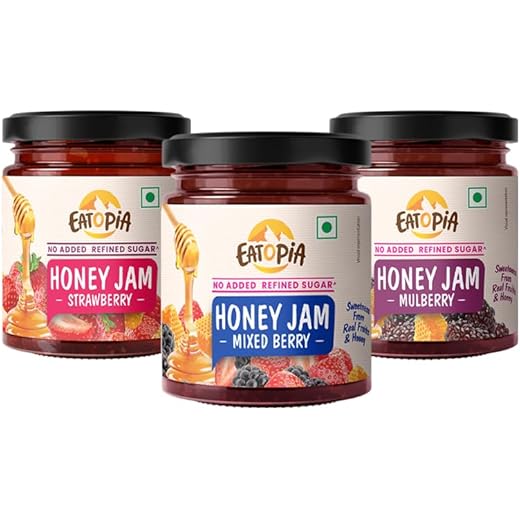Eatopia Berry Honey Jam 720g