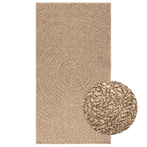 Tapis aspect jute 80x150 cm en polypropylène de qualité supérieure