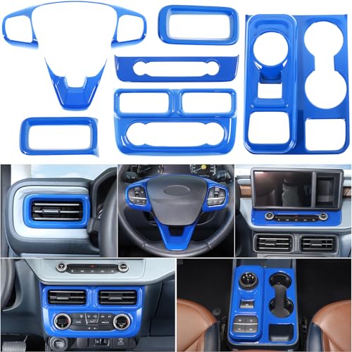 Garnitures console centrale de voiture Ford Maverick 2022-2024 - Commande A/C et grille de sortie - 2