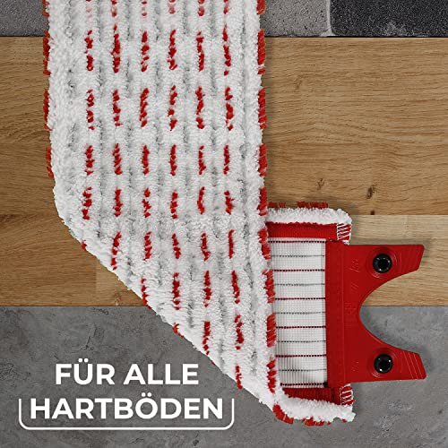 Vileda Ultramax Turbo XL Wischmopp Komplett Set | XL Bodenwischer mit Teleskopstiel &...
