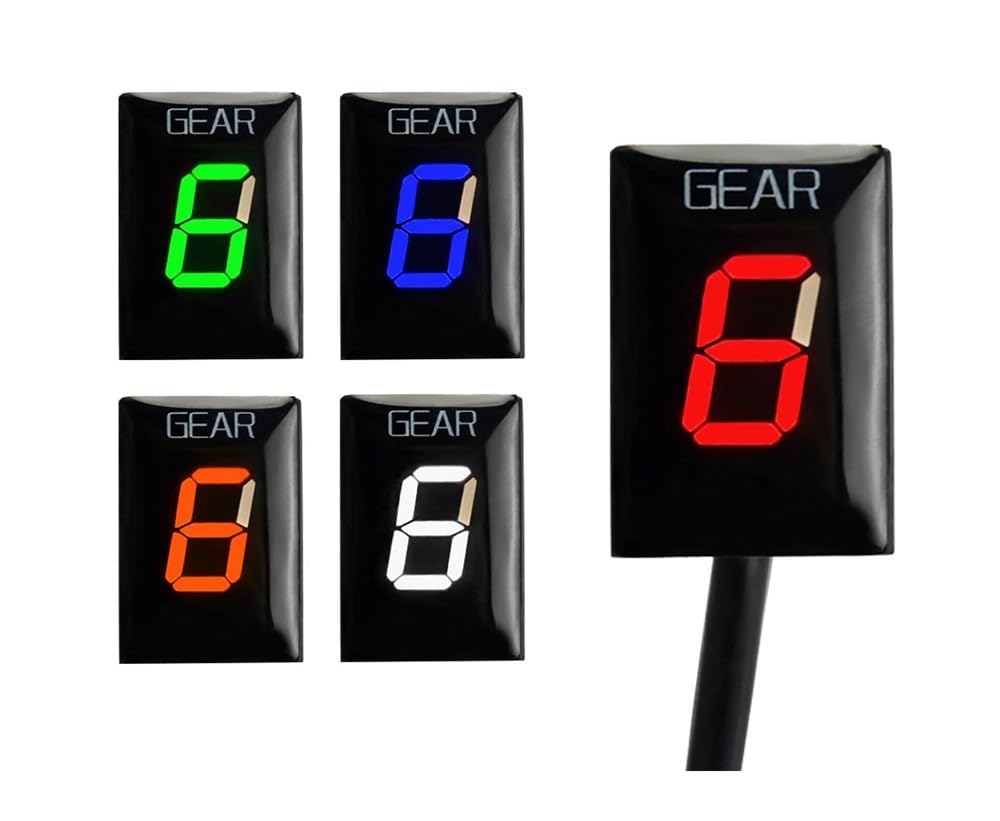 Indicador Marchas Motocicleta Indicador De Marcha para YZF-R1 R6 R6S XJ6 FZ1 FZ1N FZ8 FZS 1000 para Fazer TDM 900 FZ400 Accesorios Motocicleta Medidor Velocidad