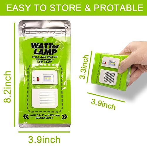 Image of Water Lamp Light Bag Without Battery - Salt Water Emergency LED Lantern for Outdoor Activities, Night Fishing, Camping