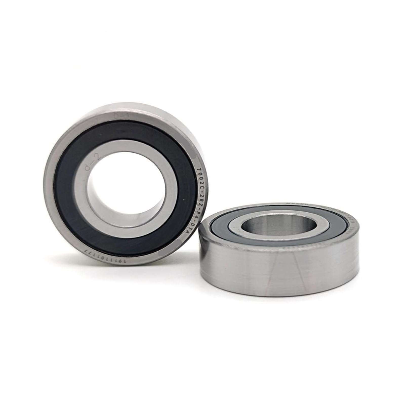CJKXPZMH 1 Pair 7002 7002C 2RZ 15x32x9 15x32x18 Sealed Angular Contact Bearings Spindle Bearings