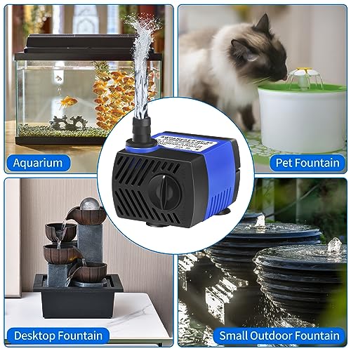 Aquaneat A595^^ Submersible Water Pump, 80Gph Fountain Pump, Small Water Pump, Aquarium Pump thumb #6
