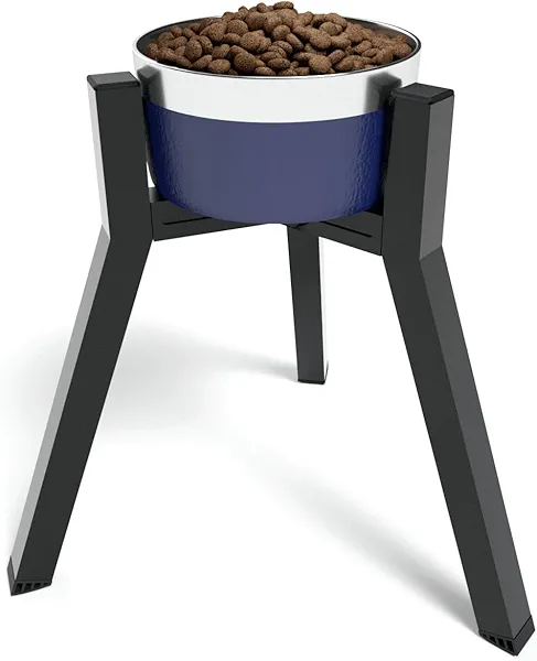 TIDANT Elevated Dog Bowls for Large and Extra Large Dogs, Adjustable Width Dog Bowl Stand for 7-10.6" Wide Bowls, Food and Water Feeder, 13.7 in Tall Single Holder (Bowl Not Included)