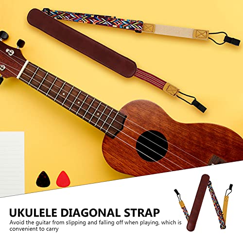 Generic Clip- On Sangle pour ukulélé en coton – Vintage Boho – Avec longueur réglable – Grand coussin en polyuréthane… - Les Beatles, Paul McCartney, John Lennon, RIngo Starr, George Harrison Generic Clip- On Sangle pour ukulélé en coton - Vintage Boho - Avec longueur réglable - Grand coussin en polyuréthane… – Image 5