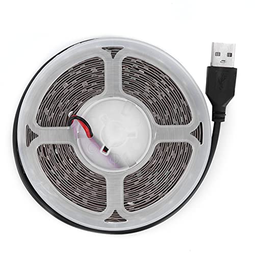 Tira de luces LED FTVOGUE 5 m luz blanca cálida miniatura 1