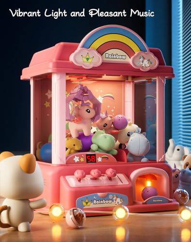 Claw Machine Toy for Kids and Adults with Mini Prizes | Ideal Birthday Gift for Ages 6-13