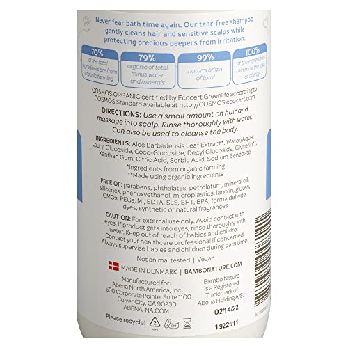 Image of Bambo Nature Tear Clear Baby Shampoo, 16.9 fl oz Bottle, 1 Count