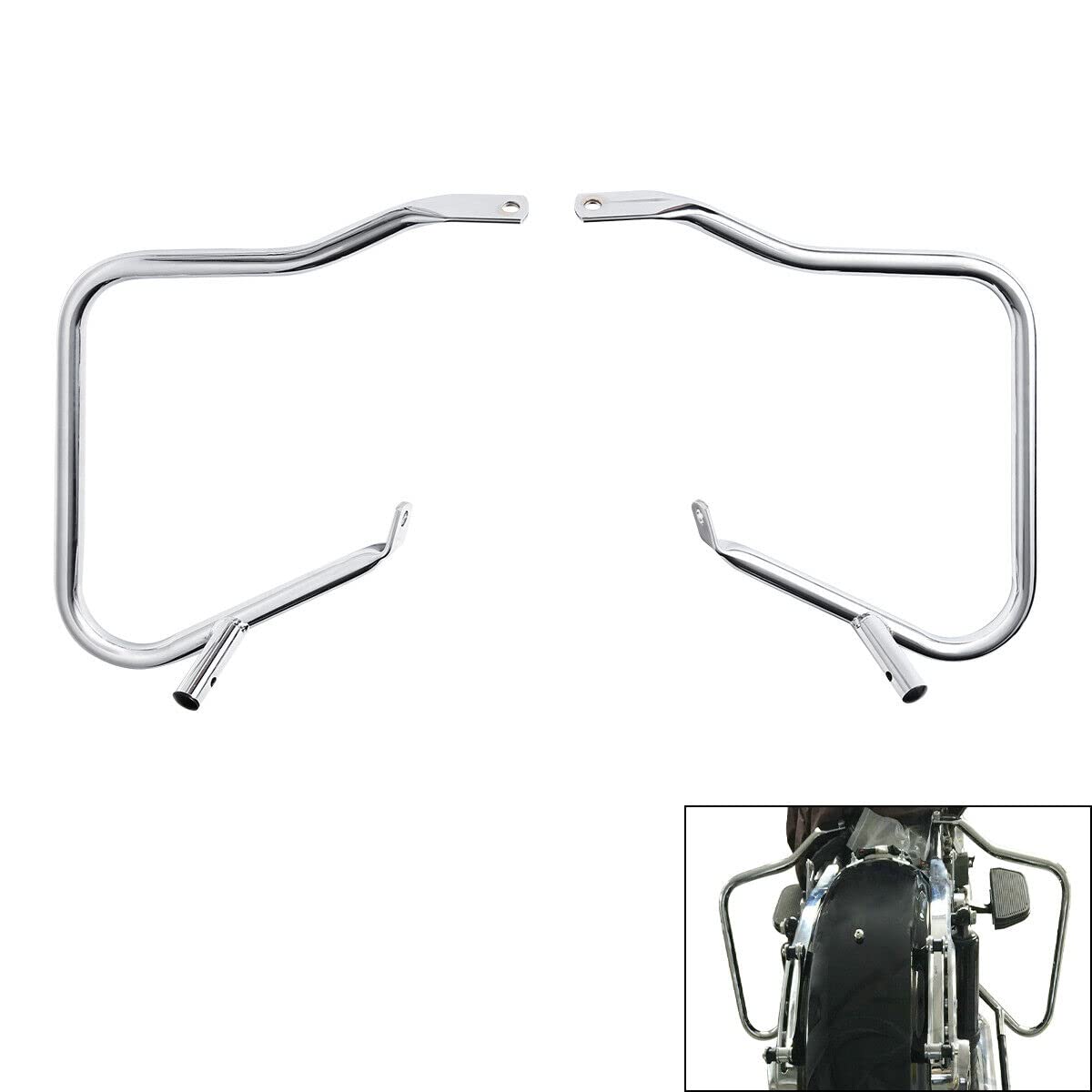 TCMT Saddle Bags Guard Bracket Fit For Harley Touring Ultra Limited FLHTK FLHTKL 2014-2024 Road Glide 2016-2024 CVO Limited 2014-2020 Road King FLHR 2014-2022 Electra Glide 2014-2019, 2023