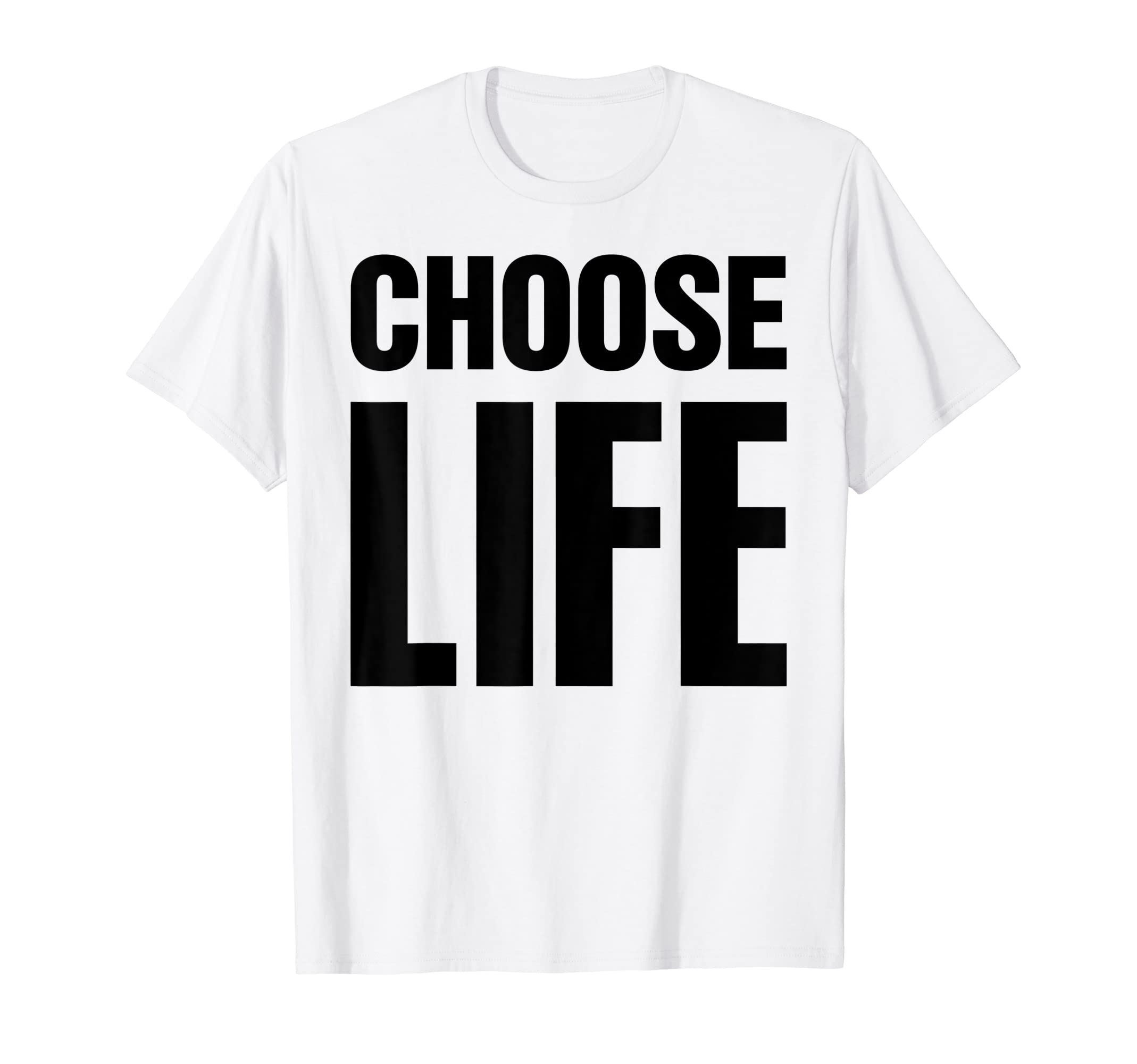 Choose Life OfficialCHOOSE LIFE 80s Retro Vintage T-ShirtOEKO-TEX STANDARD 100