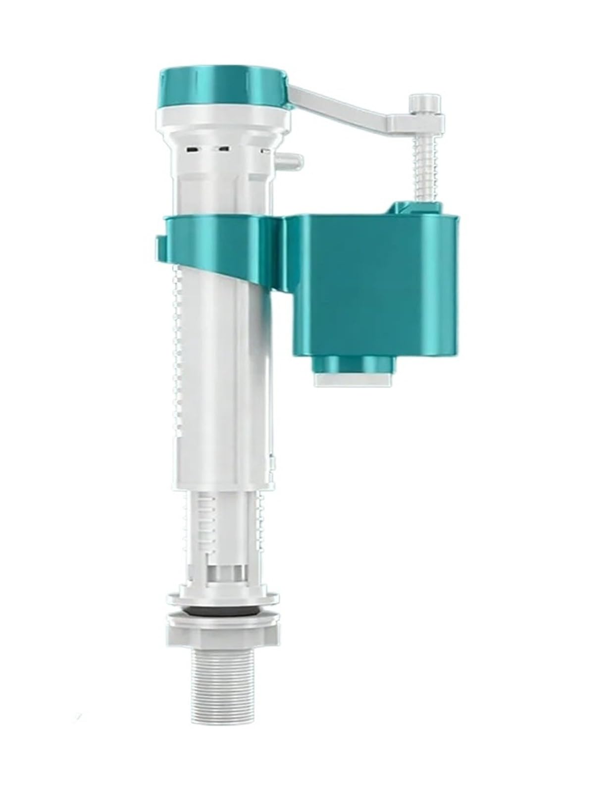 Adjustable Toilet Cistern Fill Valve Replacement Silent Entry Inlet Flush Valve Bottom Siphon Dual Flush Water Tank Inlet Valve(01)