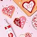 Sweets Indeed Valentines Day Frosting Decorating Set | Red White & Pink Frosting Tubes, Decorating Nozzles & Heart Jimmies Sprinkles | Baking Kit | 11.31 ounces
