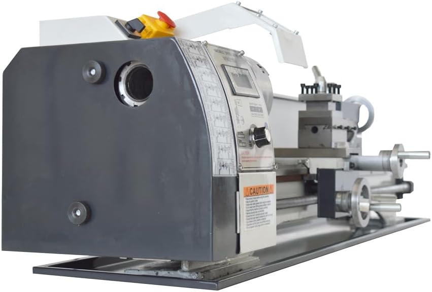 8"x 31" Benchtop Metal Lathe, Metric Threads Precision Metal Lathe, Mini Lathe 900W Brushless Motor, Variable Speed 50-2500RPM