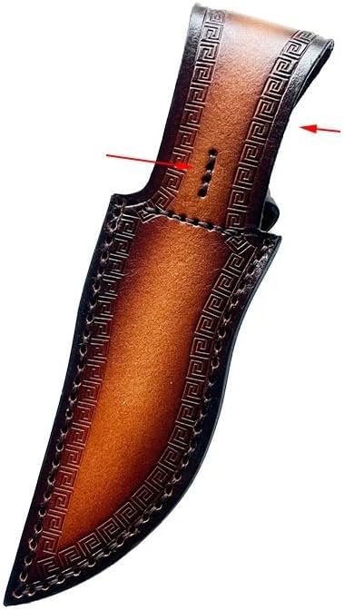 1PC Leather Knife Sheath, Universal Knife Scabbard for Belt Fits for Outdoor Fixed Knife