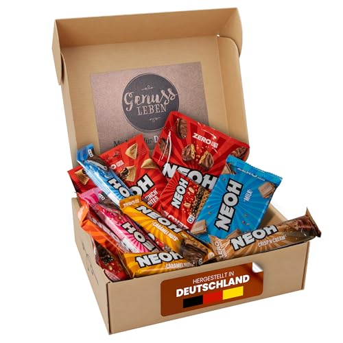 Genusslebenbox 500 g zuckerfreie Geschenkbox zum Naschen und Verschenken