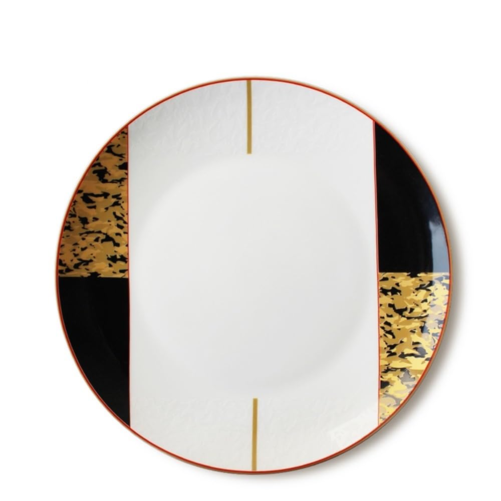 Talerze do makaronu, ceramiczne talerze deserowe zastawa stołowa ceramiczne zestawy obiadowe porcelana kostna kreatywny design talerz obiadowy ślub hotel specjalny talerz 4 zestawy dużych