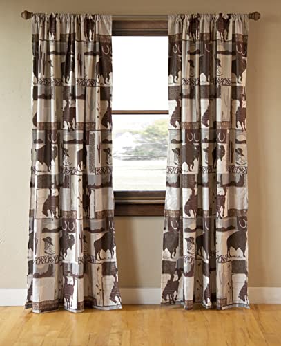 Carstens Wrangler Vintage Cowboy Western Curtains