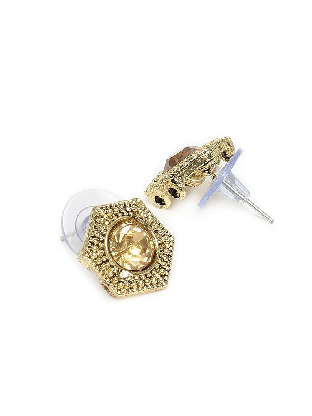 Gold-Plated AD-Studded Handcrafted Jewellery Set