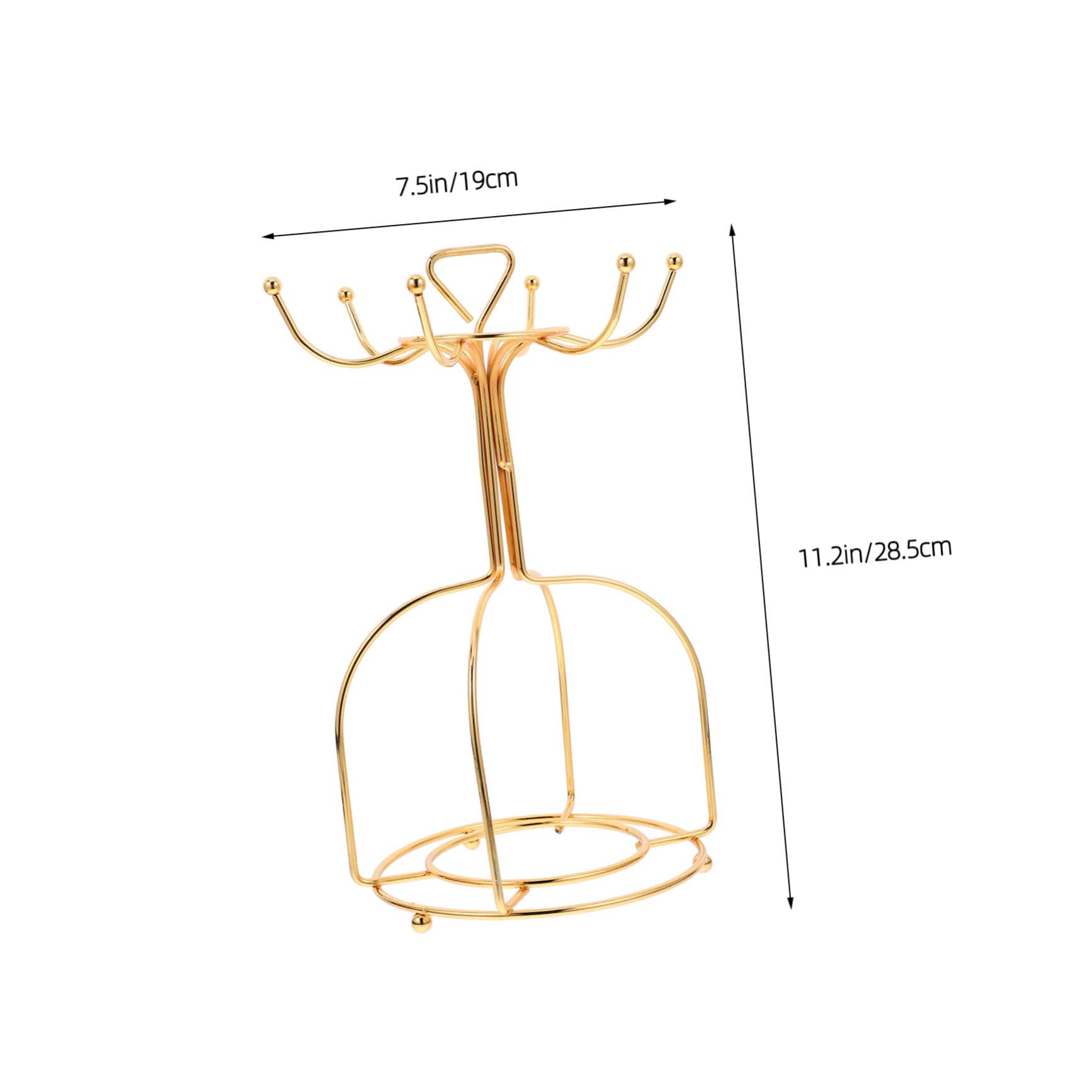 OKUMEYR Tumbler Lid Organizer Space Saving Cup Cover Rack for Kitchen Countertop Design Holds Up to Lids for Mason Jar and Mug Covers Minimalist Storage