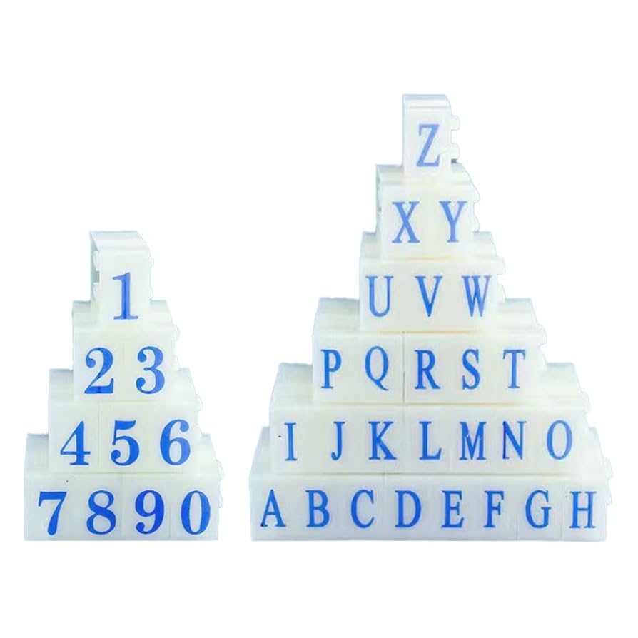 Amazon.co.jp: LIKENNY お名前スタンプ 数字 スタンプ 数字