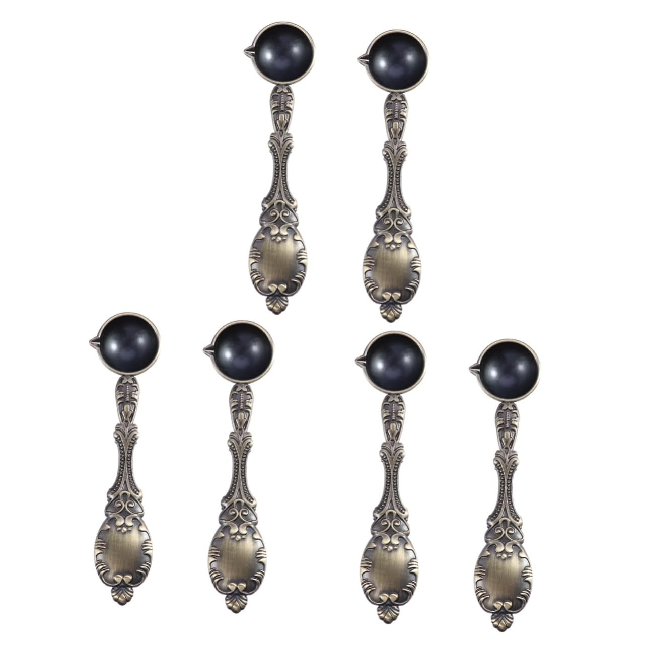 Cuillère pour cire à sceau de cuillères antiques outils de cire bronze 6pcs