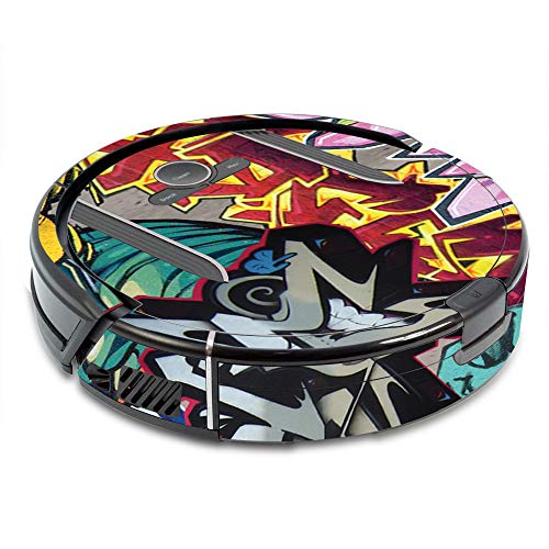 Image of MightySkins Skin Compatible with Shark Ion Robot R85 Vacuum - Graffiti Wild Styles | Protective, Durable, and Unique Vinyl wrap Cover | Easy to Apply, Remove, and Change Styles | Made in The USA