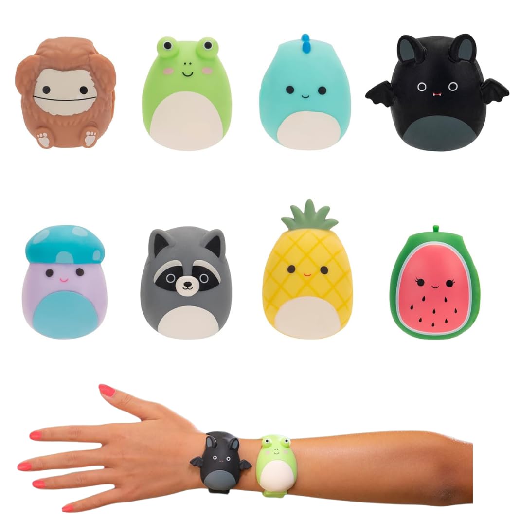 FigBands Squishmallows Multipack - 8 Series 1-2-in-1 Figure and Band - Ages 4+