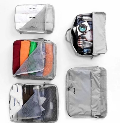 FlashHawk Bag in Bag 5 Pieces Set Travel Packing Cube
