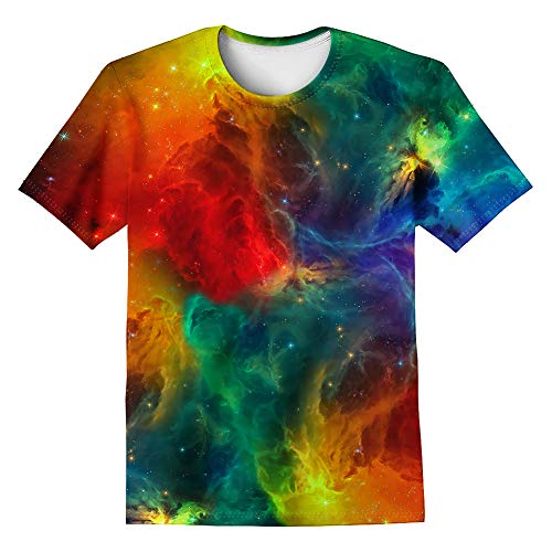 Image of LAIDIPAS Boys Girls 3D Graphic T-Shirt Short Sleeve Tops Tees 6-16 Years | Kids Crewneck Shirts, Vibrant Color, Lightweight and Quick Dry, Trendy Outfits for School, Parties, vacation and Daily Wear