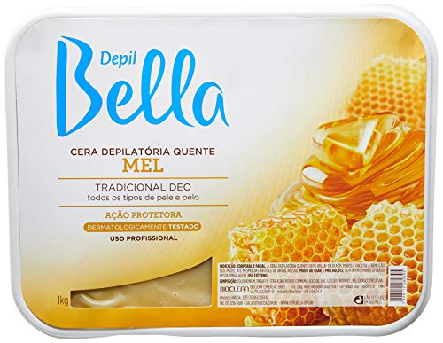 Cera Depilatória Mel, Depil Bella, 1Kg