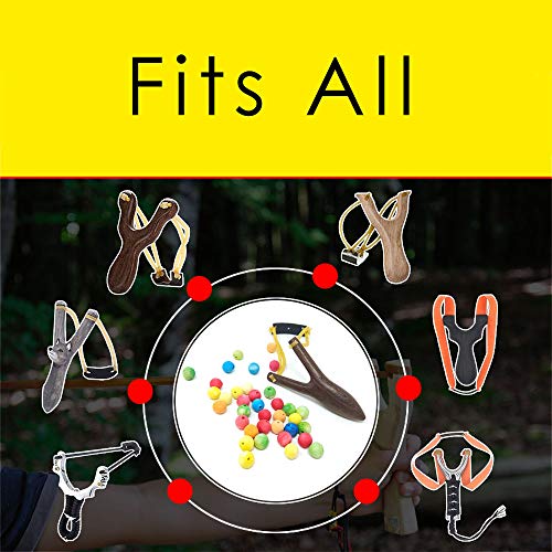 Toprade Multiple Color Paper Pellets Balls Bobbles Slingshot Ammo Safe Ammo For Children Enjoy Family Time (200Pcs) #TOP5