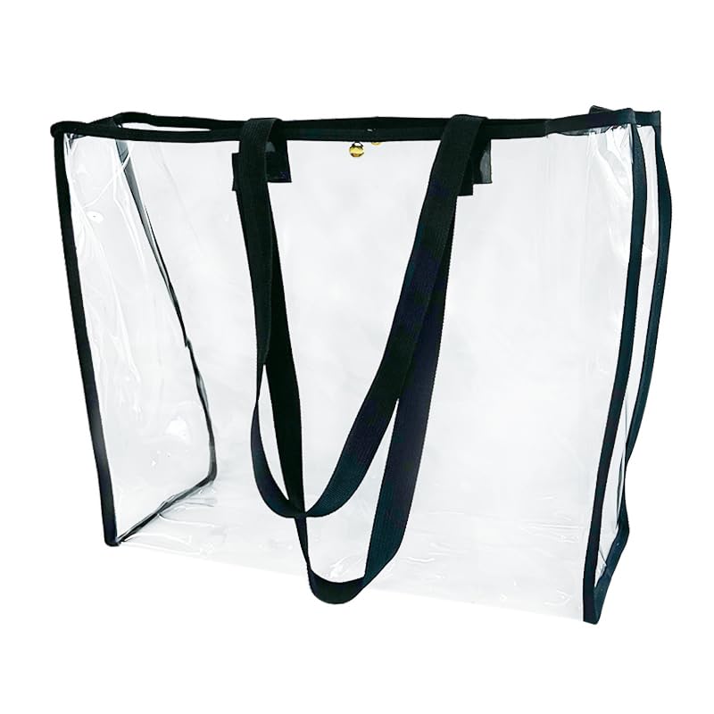 ONEART Clear Holographic Tote Bags, Iridescent Waterproof Top Handle Bag, Clear Jelly Totes Vocation Party Beach Bag