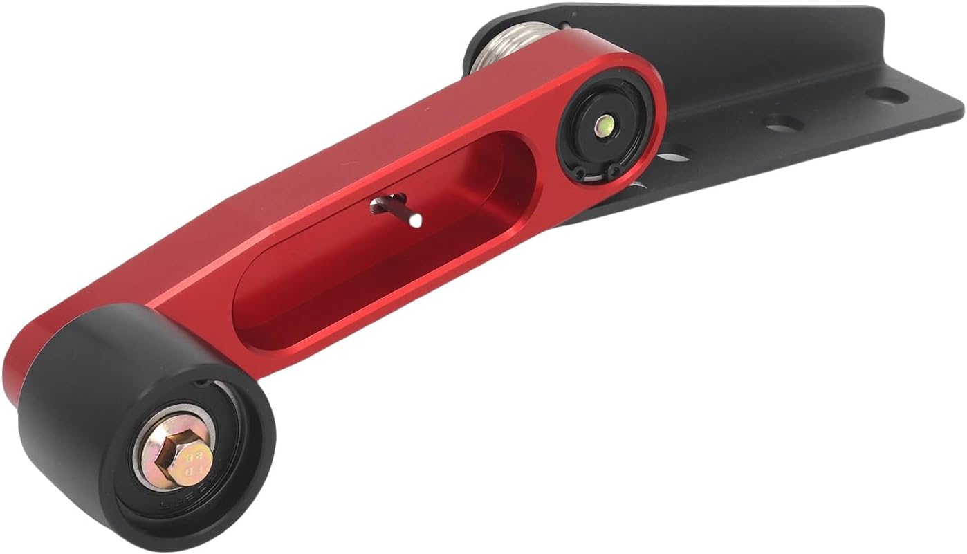 Belt Tensioner Idler Stabilizer Roller Replacement Kit for F3 RT 2014-2024 Aluminum Alloy Dual Bearing, Precise Tension Control, Vibration Elimination (Red)