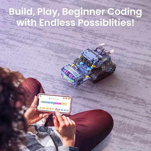 Sillbird Robot Building Kit with Remote Control STEM Gifts for Kids Boys Ages 8-12, Coding Robotic Technic Creative Toys for Birthday - Build 5in1 Model with 433 Pieces - Image 6