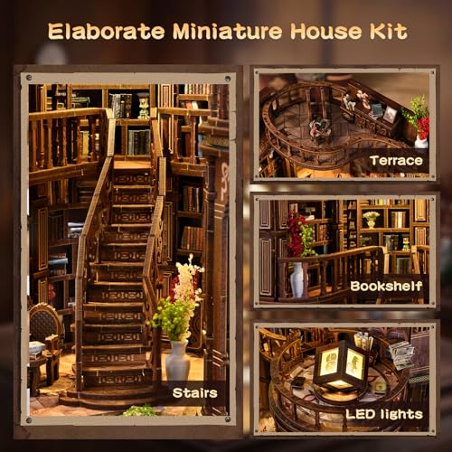 3DVASE Dream Bookstore Book Nook Kit thumbnail 4