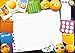 Produktbild Partycards lustige DIN A3 Schreibtischunterlage für Kinder, Jungs und Mädchen als Block mit 25 Blatt zum Abreißen (Emoji und Smiley, DIN A3 ca. 30 x 42 cm groß)