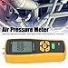 GM522 Digital Differential Pressure Gauge, Air Pressure Meter with USB Interface, Portable Manometer for HVAC, Industrial Testing, Filter Resistance Measurement, Includes 4 Plastic