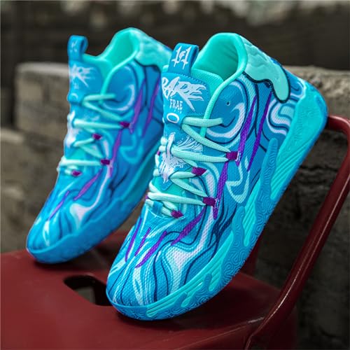 Men's Lace Up High Top Basketball Shoes Chinese Style Breathable Non Slip Outdoor Sneakers Cushioning Workout Shoes for Fitness Training Athletic - Image 6